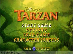 Disney's Tarzan Screen Shot 1