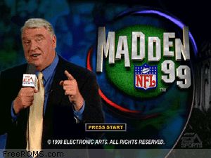 Madden NFL 99 Screen Shot 1