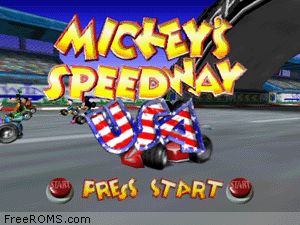 Mickey's Speedway USA Screen Shot 1