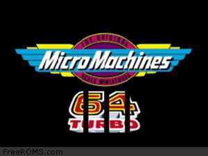 Micro Machines 64 Turbo Screen Shot 1