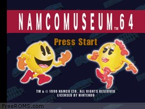 Namco Museum 64 Screen Shot 1