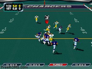 NFL Blitz 2000 Screen Shot 2