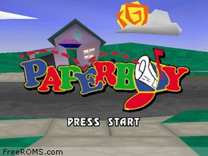 Paperboy Screen Shot 1