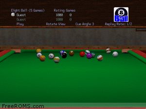 Virtual Pool 64 Screen Shot 2