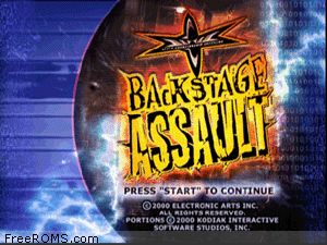 WCW Backstage Assault Screen Shot 1