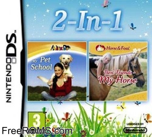 2 in 1 - My Pet School, Best Friends - My Horse Europe Screen Shot 1