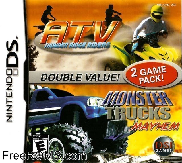 ATV Thunder Ridge Riders + Monster Trucks Mayhem (2 Game Pack) - Additional screenshot #1 for NDS