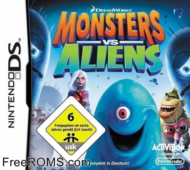 Monsters vs Aliens Europe Screen Shot 1