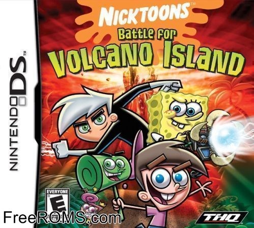 Nicktoons - Battle for Volcano Island Screen Shot 1