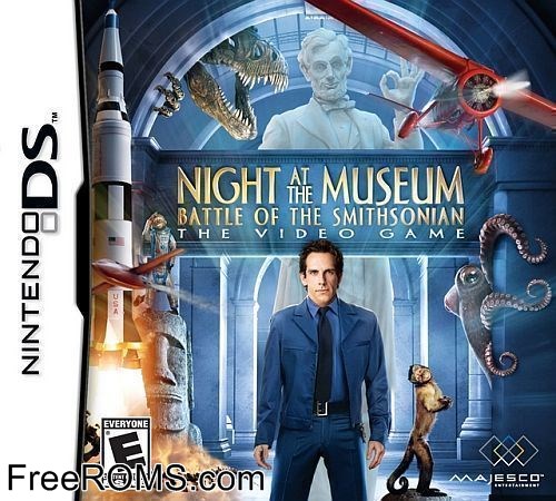 Night at the Museum - Battle of the Smithsonian - The Video Game - Additional screenshot #1 for NDS