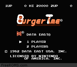 Burger Time Screen Shot 1