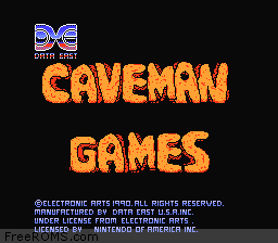 Caveman Games Screen Shot 1