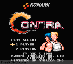 Contra Screen Shot 1