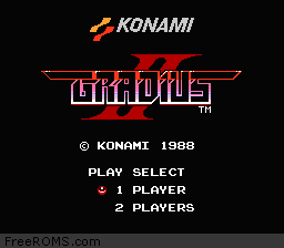 Gradius 2 Screen Shot 1