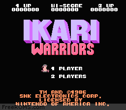Ikari Warriors Screen Shot 1