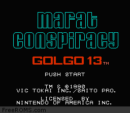 Mafat Conspiracy - Golgo 13 Screen Shot 1