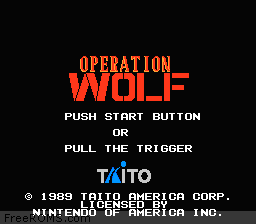 Operation Wolf Screen Shot 1