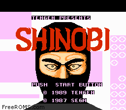Shinobi Screen Shot 1