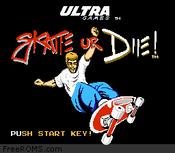 Skate or Die Screen Shot 1