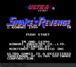 Snake's Revenge Screen Shot 1