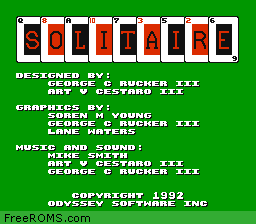 Solitaire (REV1.1) Screen Shot 1