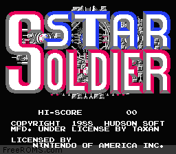 Star Soldier Screen Shot 1