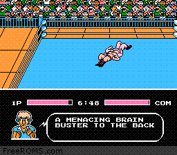 Tecmo World Wrestling Screen Shot 2