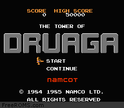 Tower of Druaga Screen Shot 1