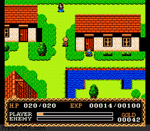Ys - Additional screenshot #2 for NES