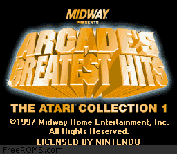 Arcade's Greatest Hits - The Atari Collection 1 Screen Shot 1