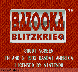 Bazooka Blitzkrieg Screen Shot 1
