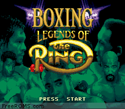 Boxing Legends of the Ring Screen Shot 1