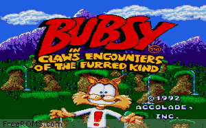 Bubsy in Claws Encounters of the Furred Kind Screen Shot 1