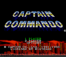 Captain Commando Screen Shot 1