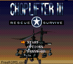 Choplifter III Screen Shot 1