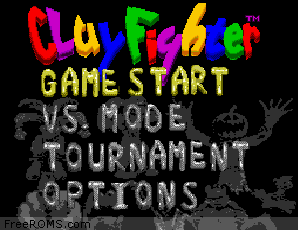Clay Fighter - Tournament Edition Screen Shot 1