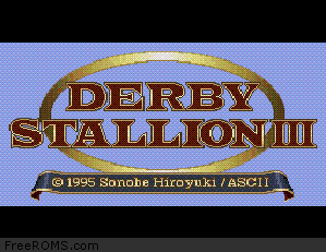 Derby Stallion III Screen Shot 1