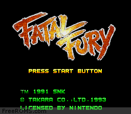 Fatal Fury Screen Shot 1