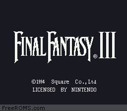 Final Fantasy III Screen Shot 1