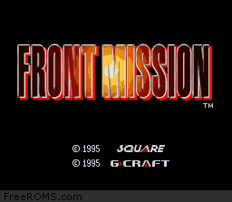Front Mission Screen Shot 1