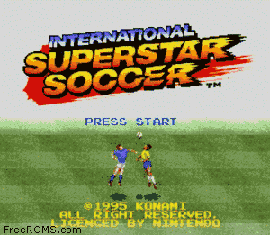 International Superstar Soccer Screen Shot 1
