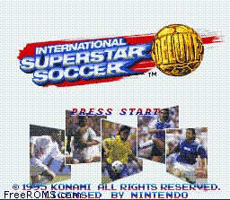 International Superstar Soccer Deluxe Screen Shot 1