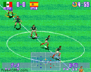 Jikkyou World Soccer 2 - Fighting Eleven Screen Shot 2