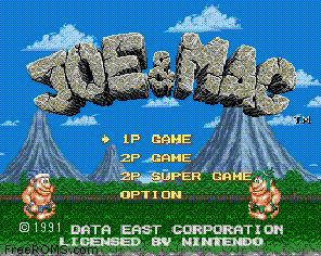 Joe And Mac Super Nintendo Snes Rom Joe And Mac Super Nintendo Snes Rom