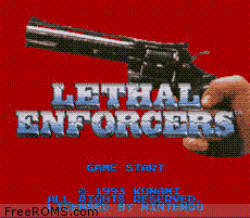 Lethal Enforcers Screen Shot 1