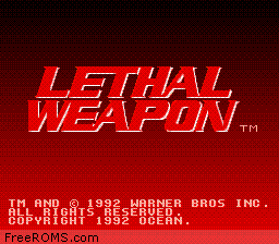 Lethal Weapon Screen Shot 1