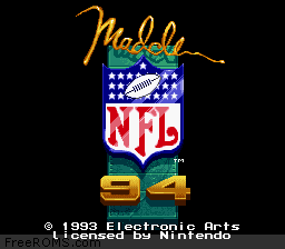 Madden NFL '94 Screen Shot 1