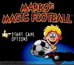 Marko's Magic Football Screen Shot 1