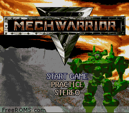 Mechwarrior Screen Shot 1