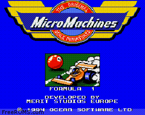 Micro Machines Screen Shot 1
